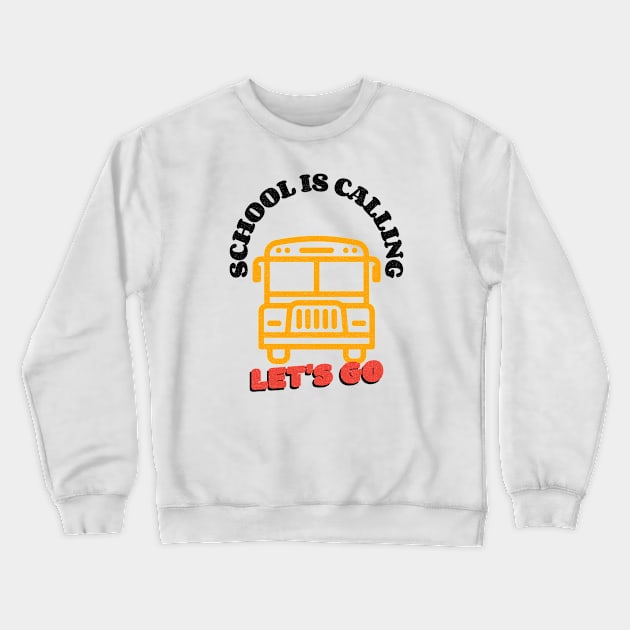 Back To School Crewneck Sweatshirt by MONMON-75